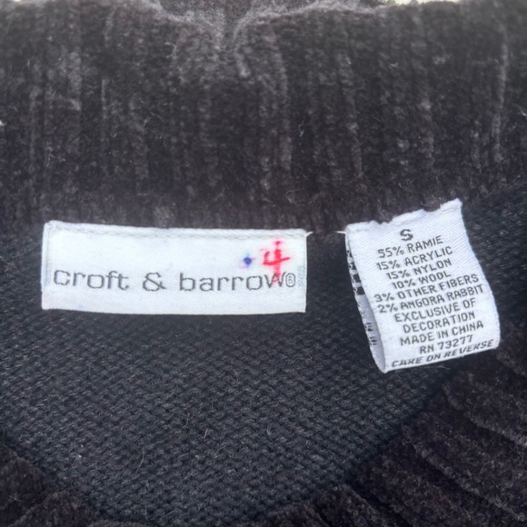 🎀 Croft & Barrow Embroidered Holiday Zip Cardigan - Picture 5 of 5